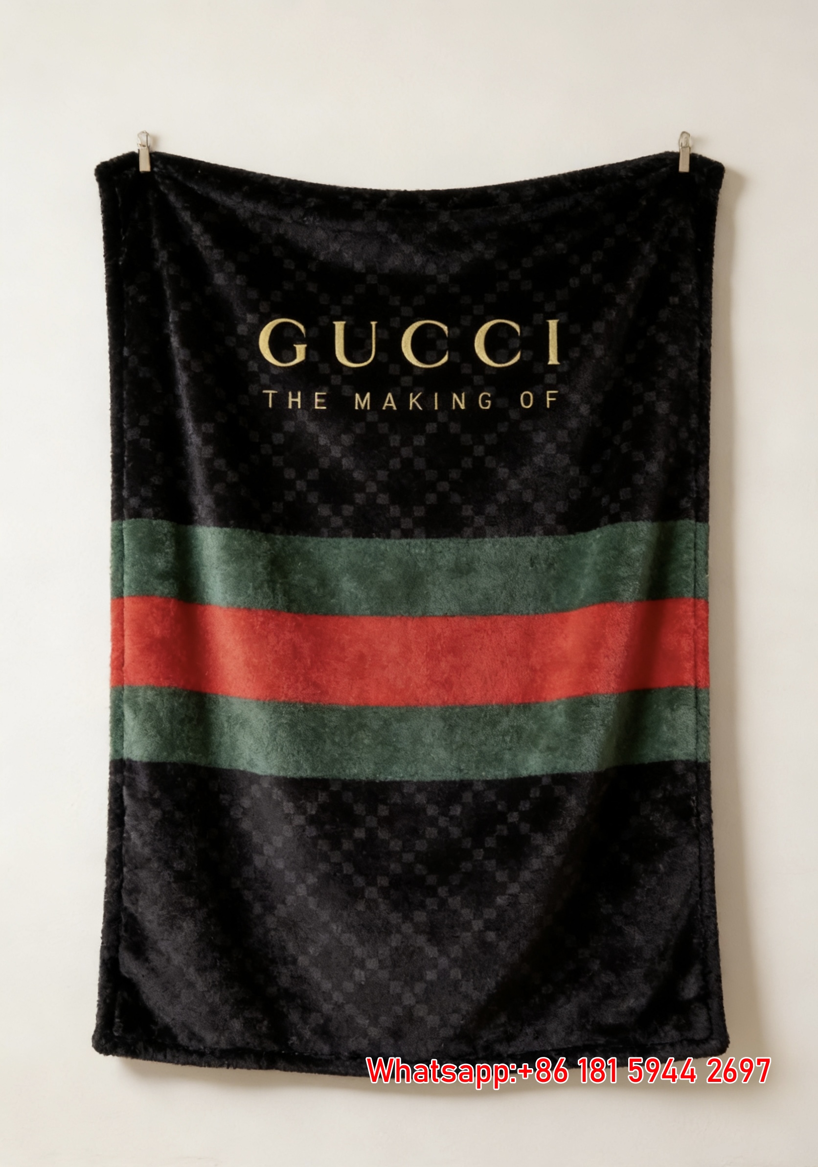 Gucci The Making Of Wall Throw blankets Gucci Signature Monogram IMG_2680